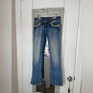 Miss Me Low Rise Skinny Boot Jeans